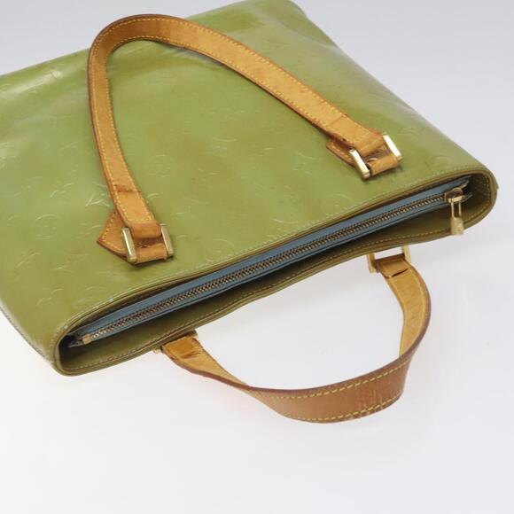 LOUIS VUITTON Monogram Vernis Houston Hand Bag Baby Blue M91005 - Picture 6 of 13